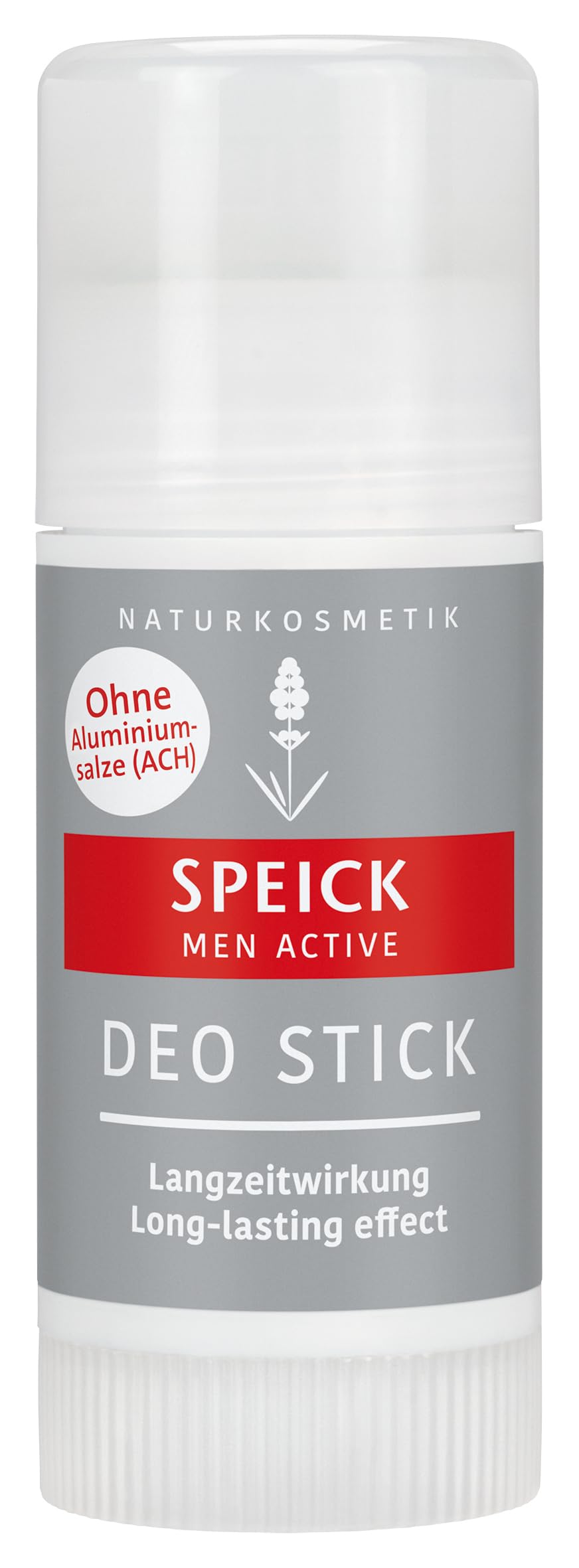 men's active deo stick (organic, vegan, natural cosmetics) pack of 2 x 40 ml