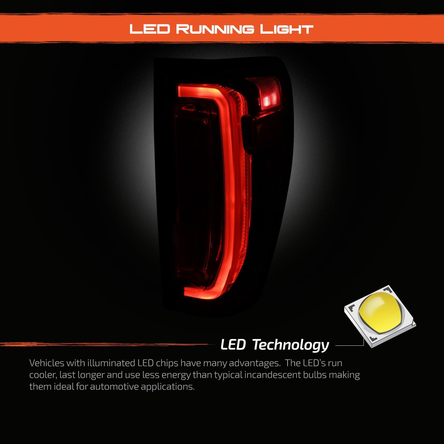 AKKON - Fit 2019-2024 GMC Sierra 19-24 1500/2500 [Full LED] Tail Light Rear w/o Signature Lamp OE Style Assembly Pair/Set