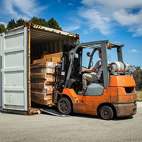 36" x 36" Grit-Coat Shipping Container Ramp - 8,000 lb. Capacity - Thumbnail 3