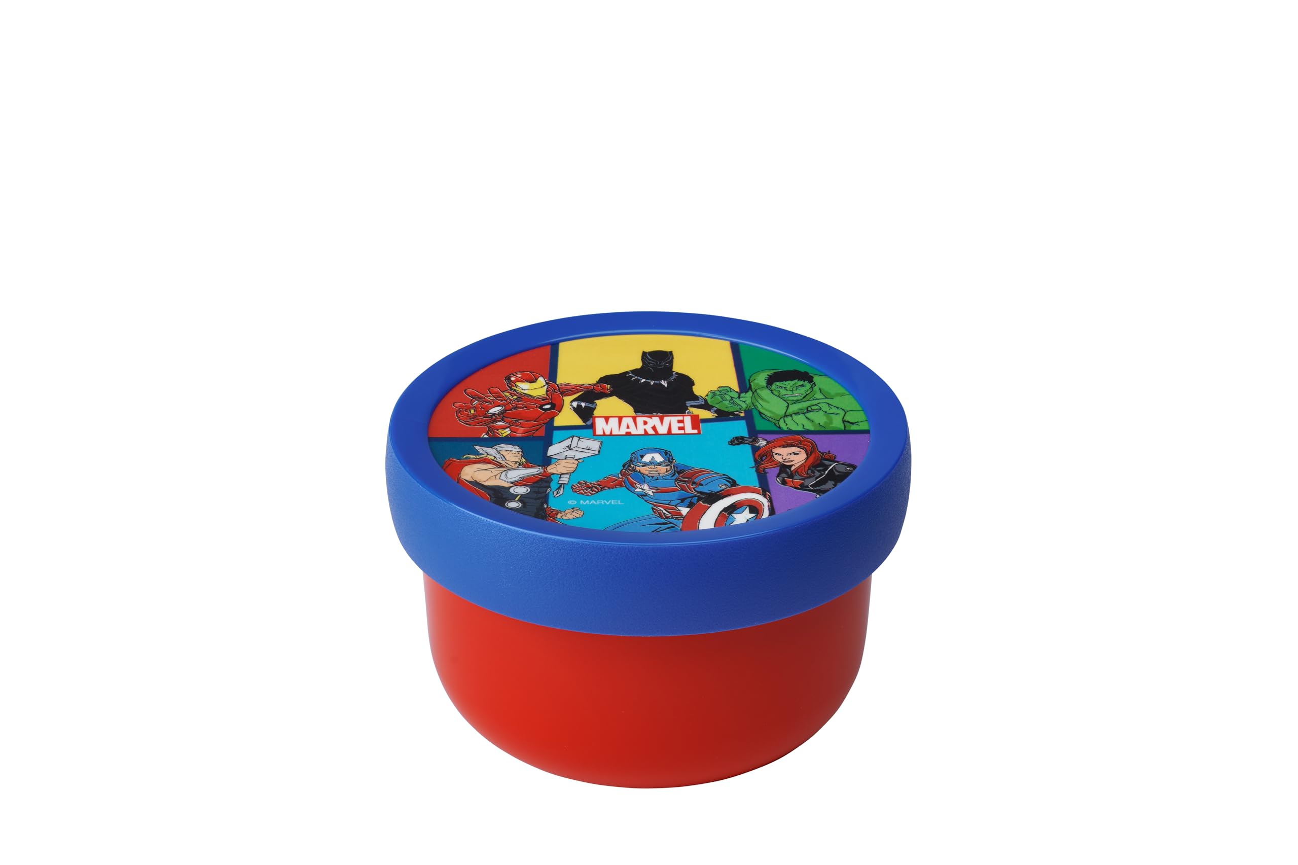Mepal - Fruitbox Campus - Snack box for kids - Dishwasher and microwave safe - BPA free - 300 ml - Avengers