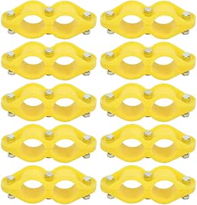 10Pcs Round Water Pipe Fastener Clip, Fixing Tool Farm Accessories,Pipe ...