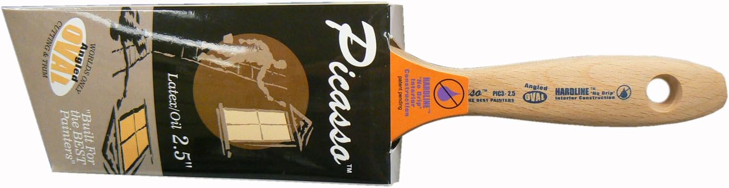 Proform Technologies PIC1-1.5 Picasso Oval Angle Sash Paint Brush, 1-1/2-Inch