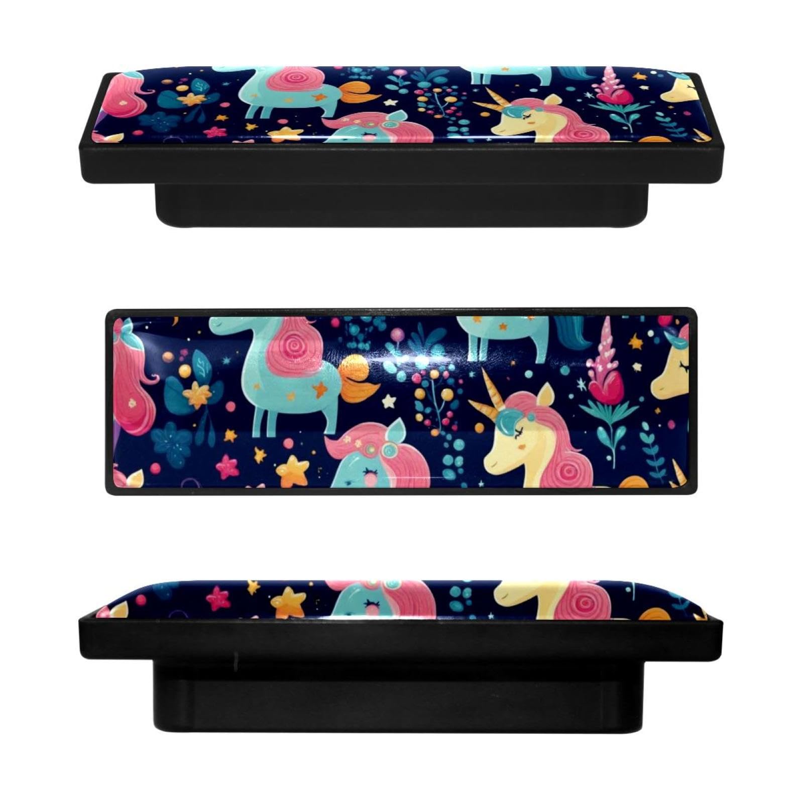Boutons de placard de cuisine licorne pour chambre enfant
