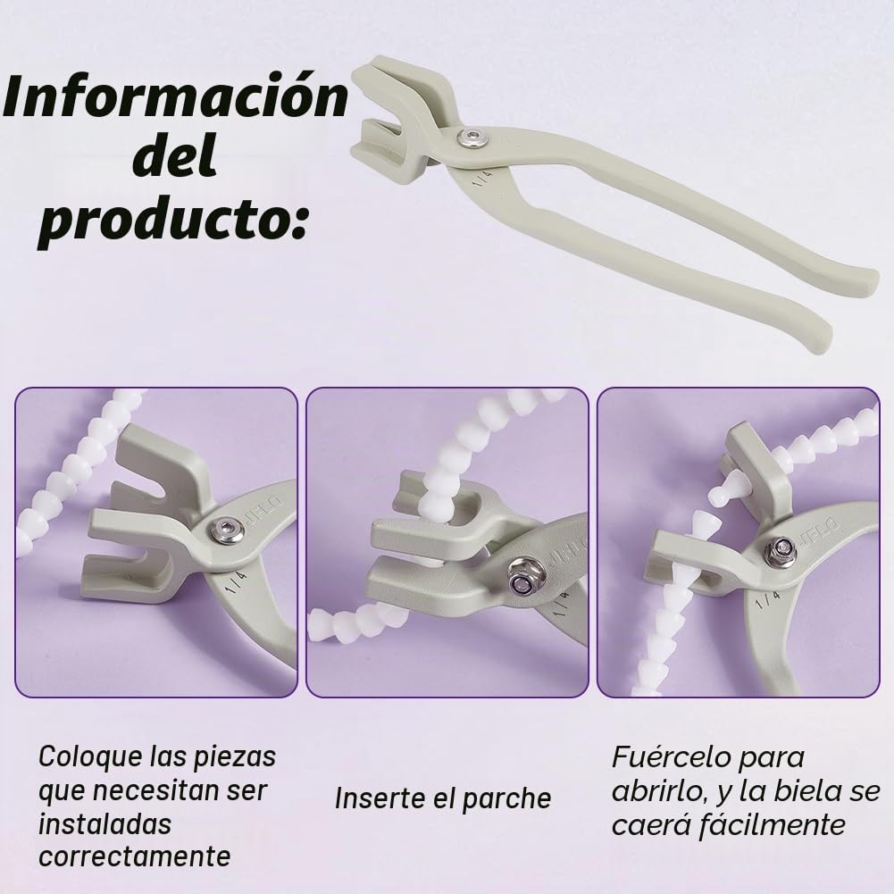 OLYCRAFT Alicates de montaje de aleación, alicates de aleación de 12/14/16 mm de altura, herramienta de articulación de esqueleto de muñeca, alicates de instalación de esqueleto, alicates de metal