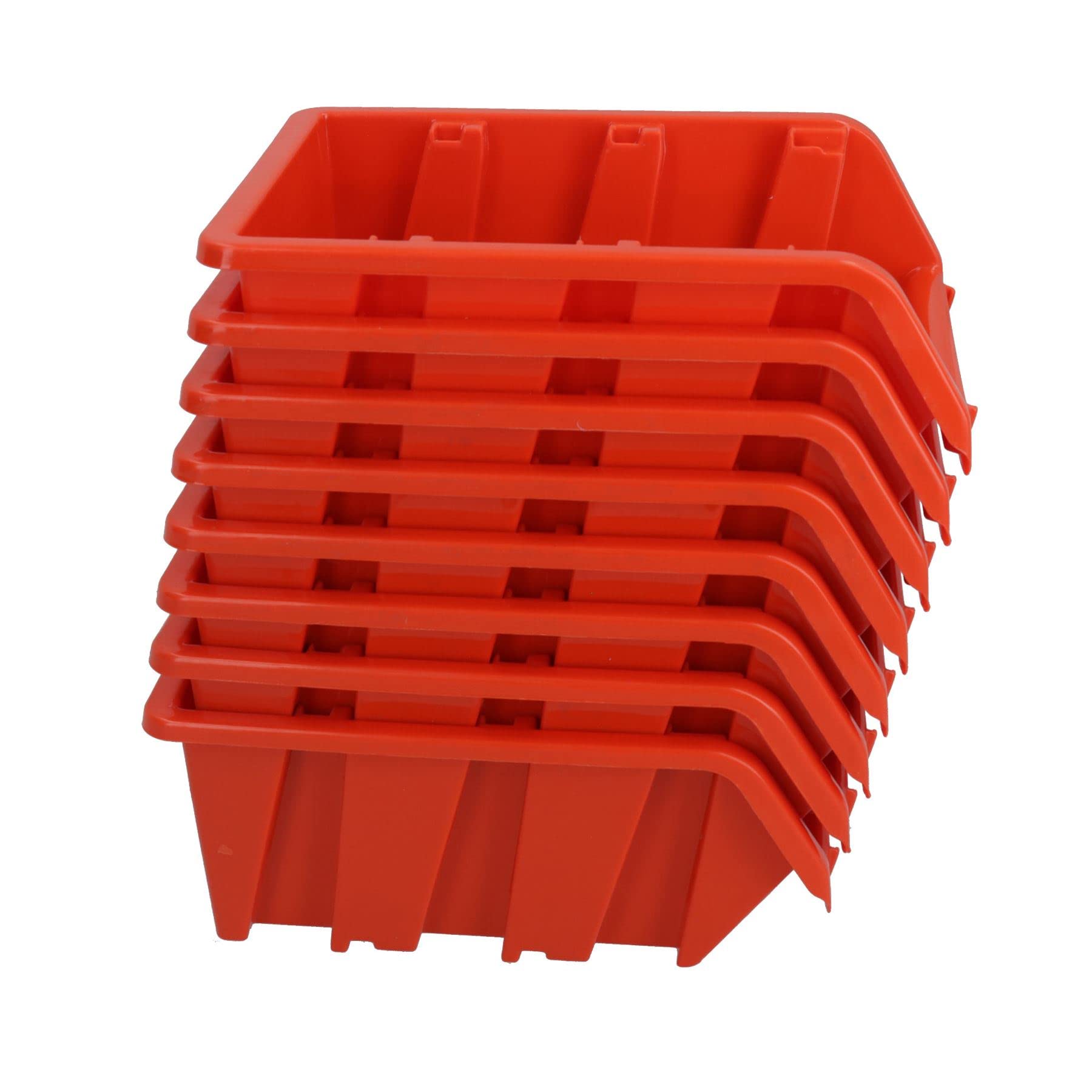 Contenitori impilabili da parete o impilabili per garage, officina, 165 x 105 x 75, 24 pezzi