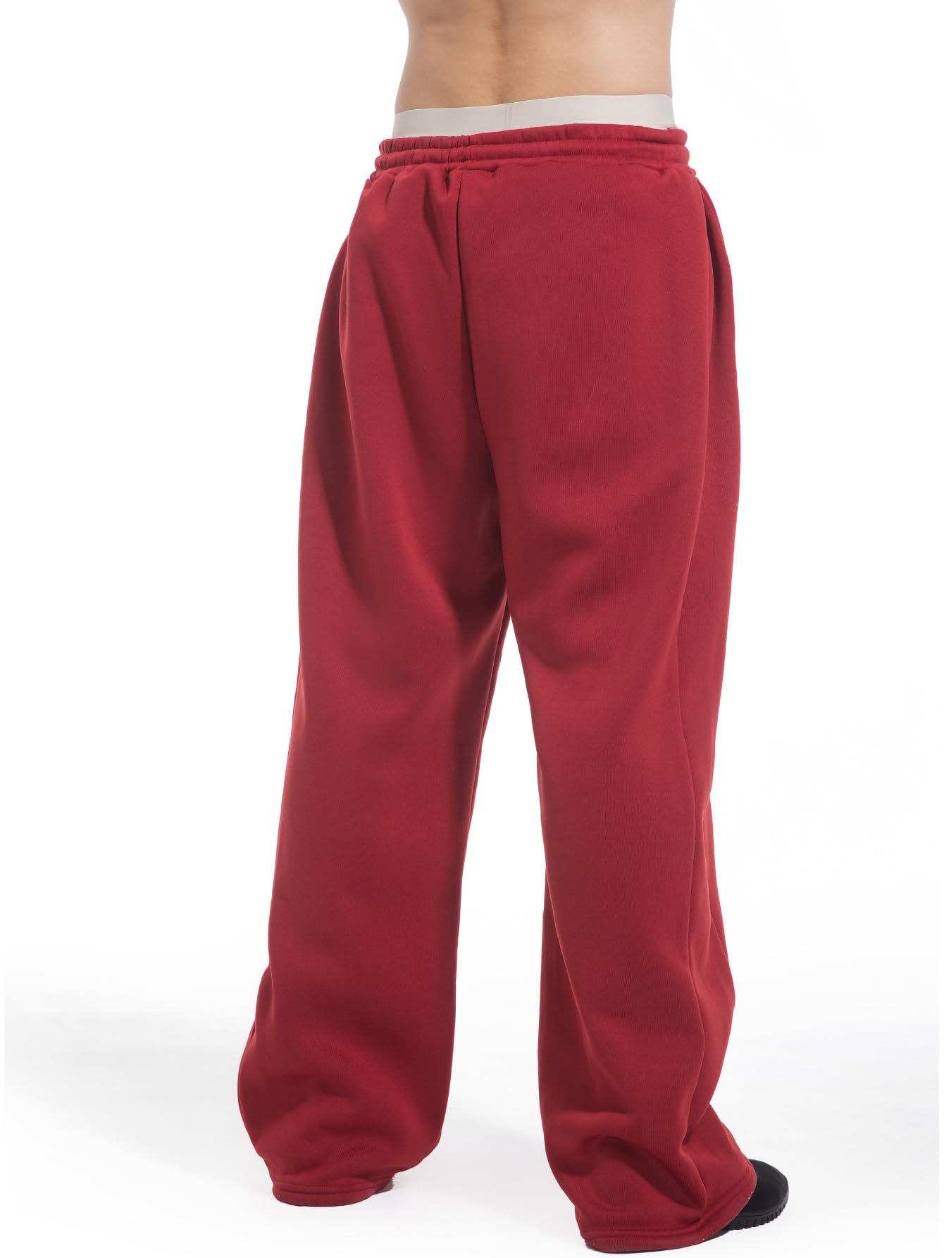 Snapklik.com : ZUGJAM Mens Baggy Sweatpants Wide Leg Lounge Sweat Pants