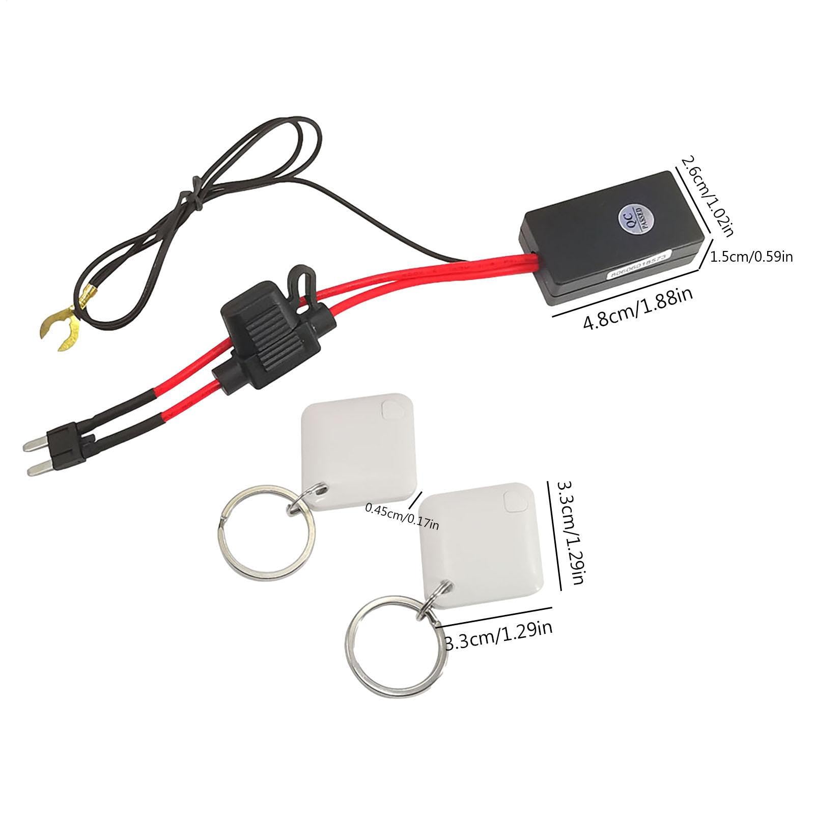 Immobilisateur sans Fil pour Voiture | Sécurité d'immobilisation de | Voiture avec détection Automatique - Blocage électronique antivol pour véhicules avec Deux Modes RC antivol pa