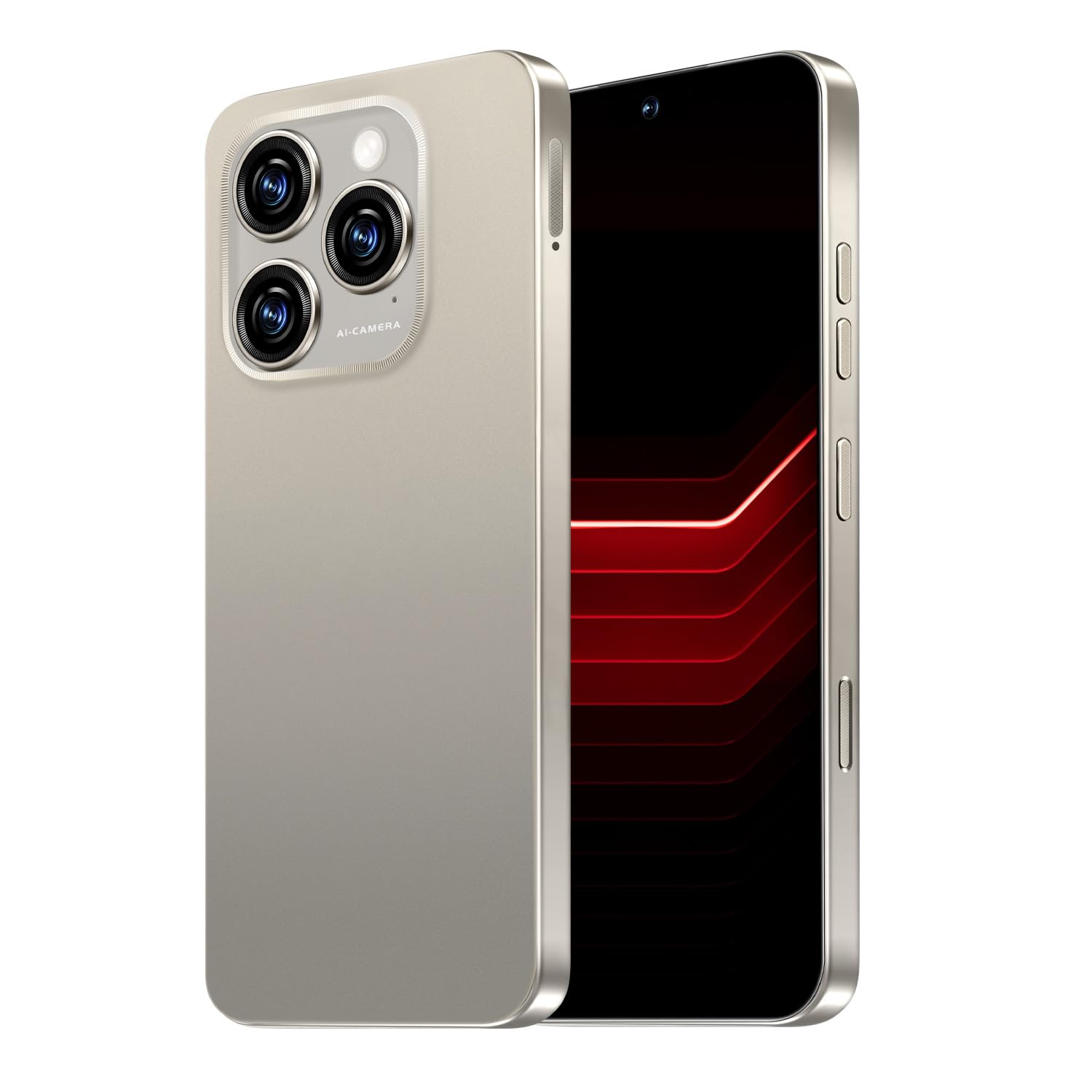 16 ProMa x Smartphone Unlocked Cell Phone, 6.99“ HD Screen 5G Phone, 8+256GB Phone Unlocked, 7000mAh, 68+108MP Zoom Camera, Fingerprint Button Unlock-and take Photos,Dual SIM (Grey)