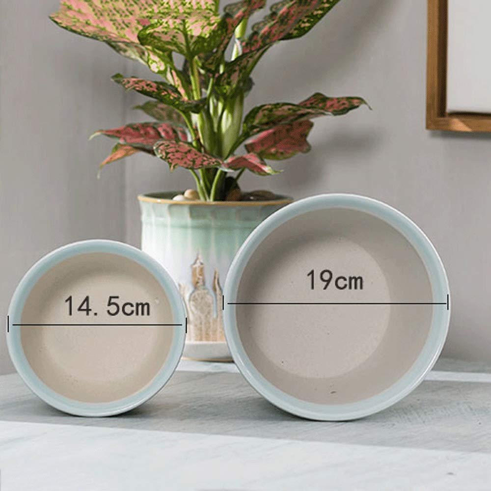 Kräutertöpfe für den Innenbereich, Breite 19 cm, Höhe 14,5 cm, großer Blumentopf, minimalistisches, modisches, Robustes Design, Blumentopf, Sukkulenten-Pflanztöpfe ohne Loch, Büro, Innenhof,