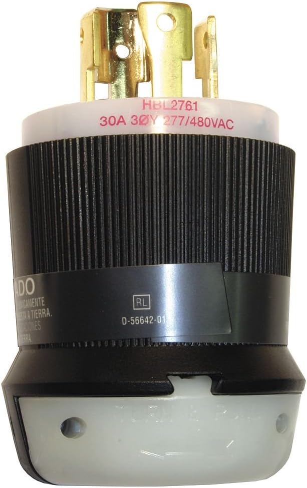 HUBBELL HBL2761 AC Plug NEMA L19-30 Male