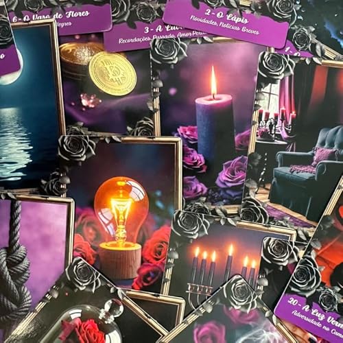 META ATACADO, O Legítimo Tarô da Maria Mulambo 36 Cartas Plastif e Manual