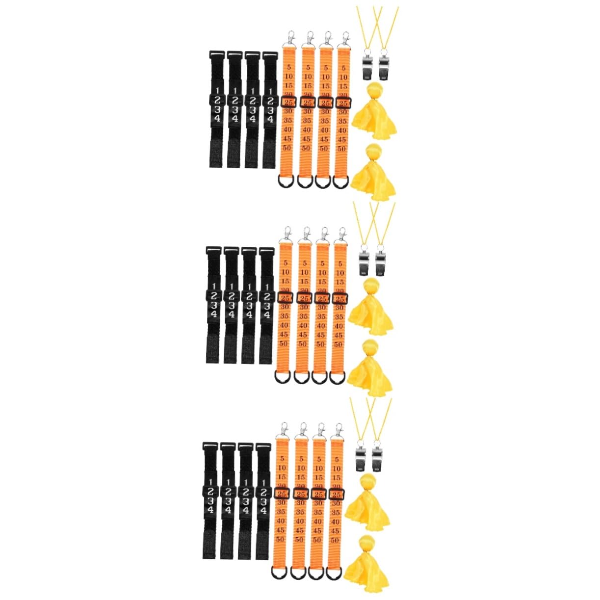 Toyvian Clip De Chaîne D'arbitre Remplacement Bretelles Accessoires De Football Trousse Kit D'arbitre De Football Trucs De Football Kit D'arbitre De Compétition Clips Polyester