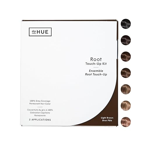 dpHUE Kit de retoque de raĂz color marrĂłn claro 2 aplicaciones soluciĂłn permanente de retoque y cobertura de raĂces color crema con bajo contenido dpHUE Kit de retoque de raĂz color marrĂłn claro 2 aplicaciones soluciĂłn permanente de retoque y cobertura de raĂces color crema con bajo contenido