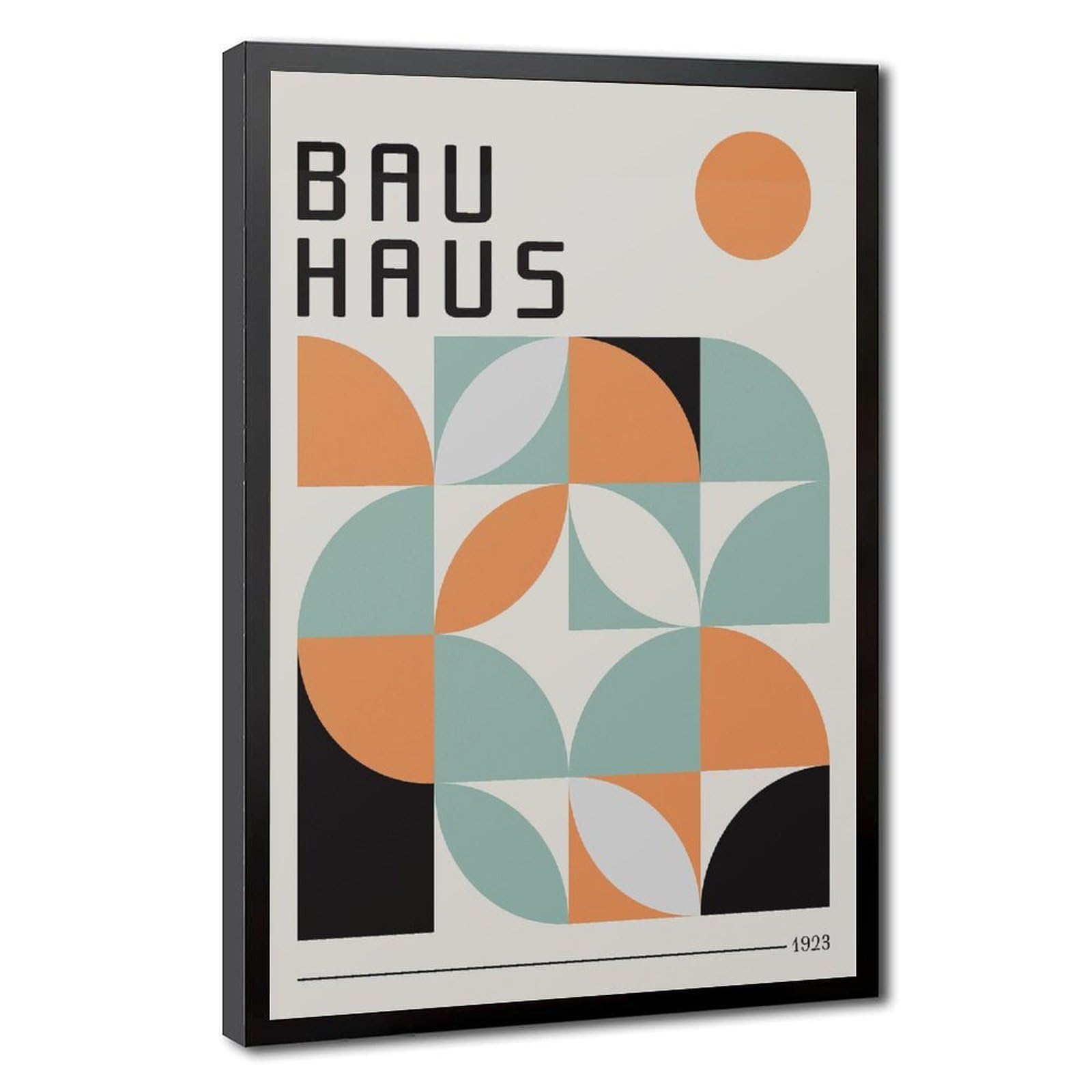 Bareronor Bauhaus Summer Abstract Canvas Poster Bedroom Decor Landscape Office Room Decor Gift 20" L X 30" W