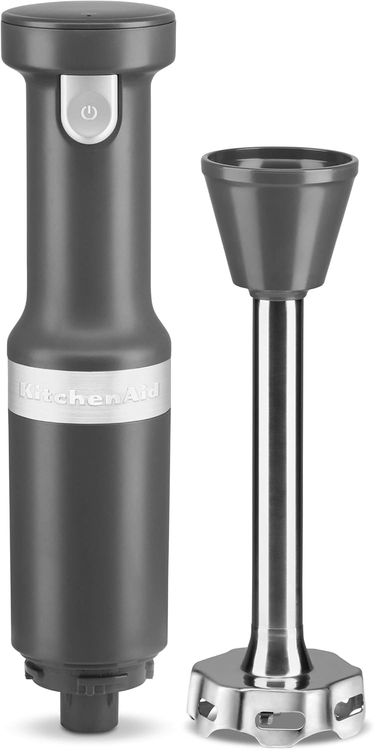 KitchenAid KHBBV53DG Cordless Hand Blender, 8 inch, Matte Charcoal Grey: Home & Kitchen