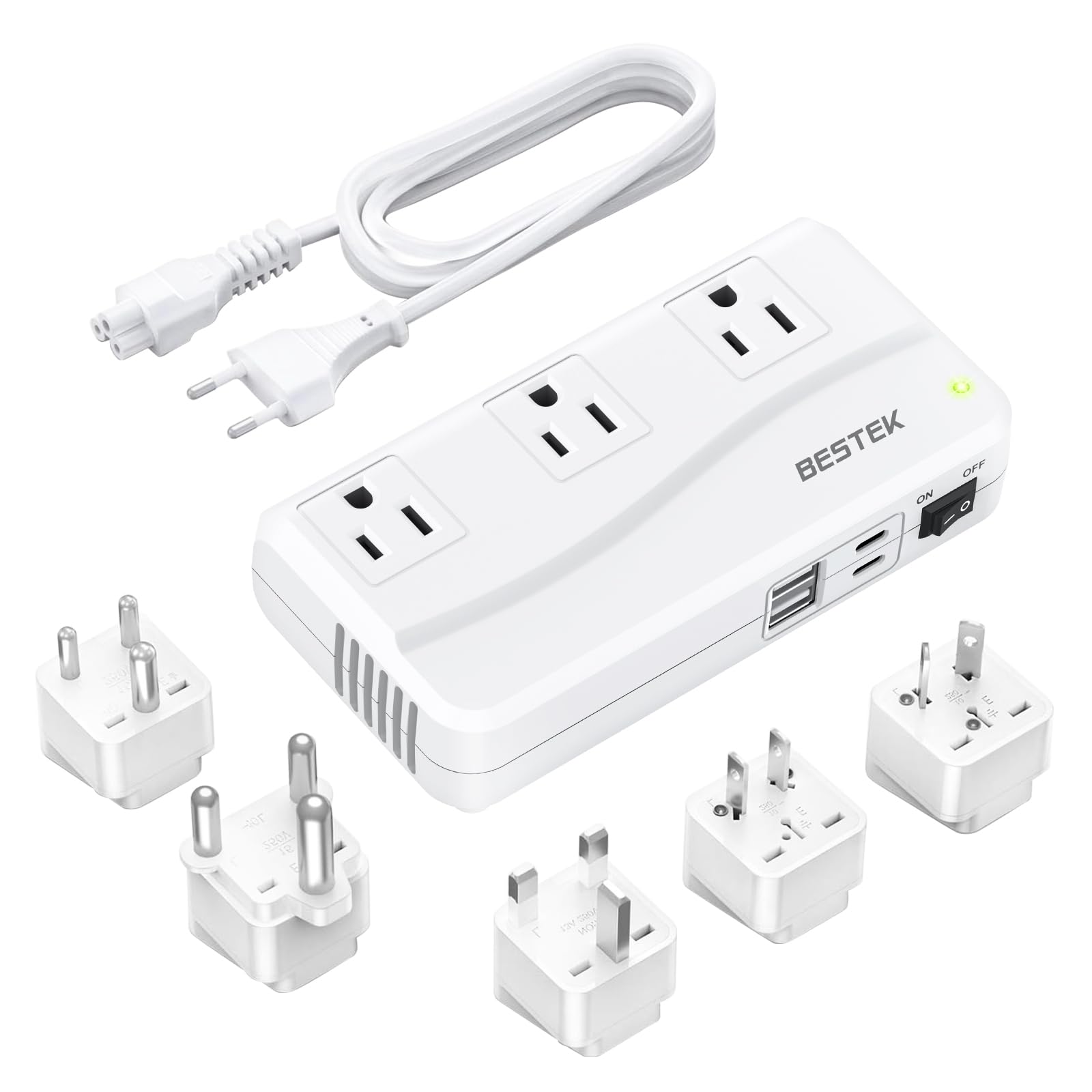 BESTEK 300W Travel Voltage Converter