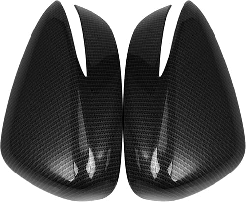 Compatible With Mazda CX3 2016 2017 CX-3 Carbon Fibre Rearview Mirror Trim Cover Car Styling Accessories 2PCS