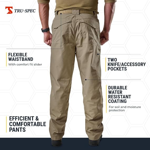 TRU-SPEC Men's Cotton 24-7 Tactical Pants