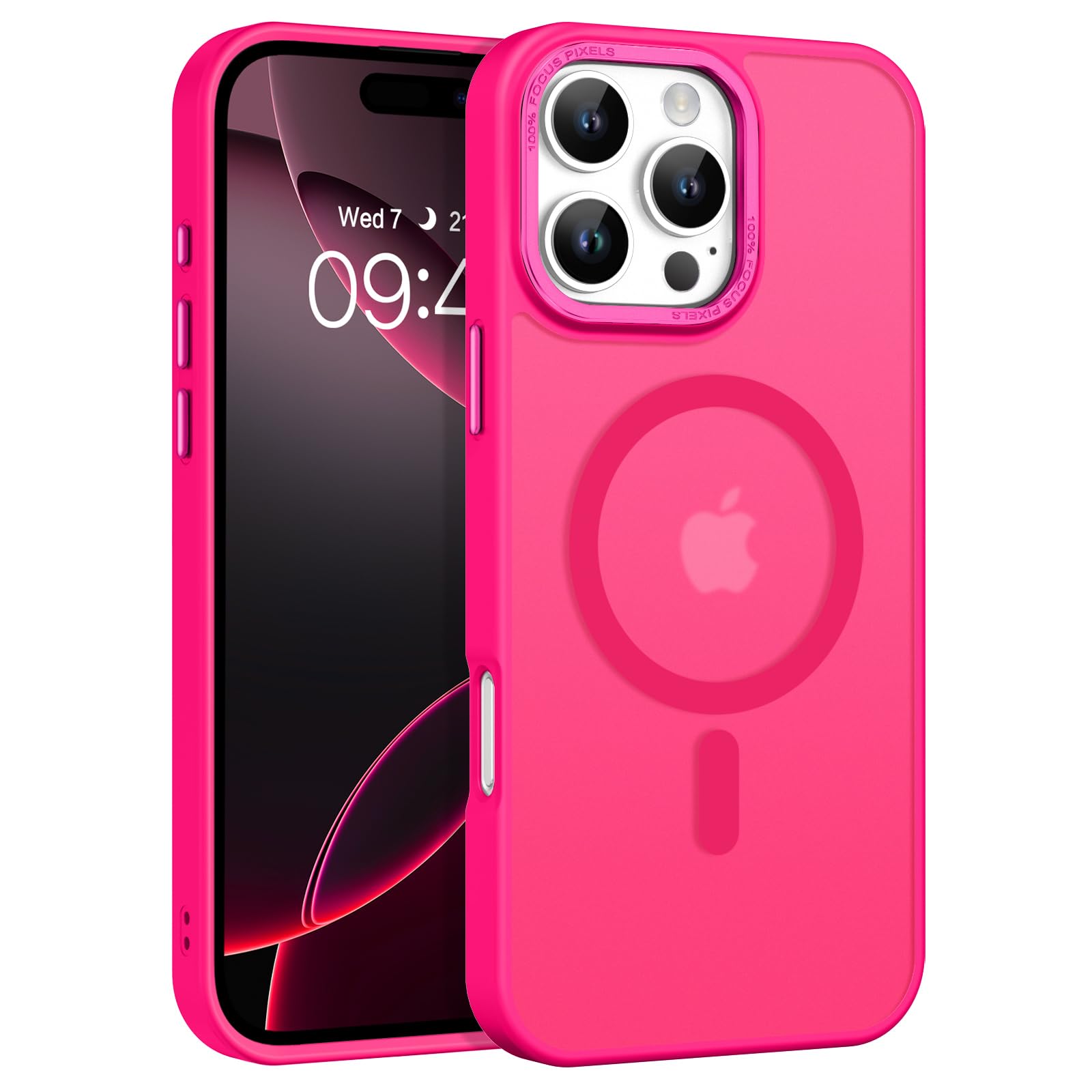 BENTOBEN Magnetic for iPhone 16 Pro Max Case,(Compatible with MagSafe) (Military Grade Drop Protection) Slim Translucent Matte Shockproof with