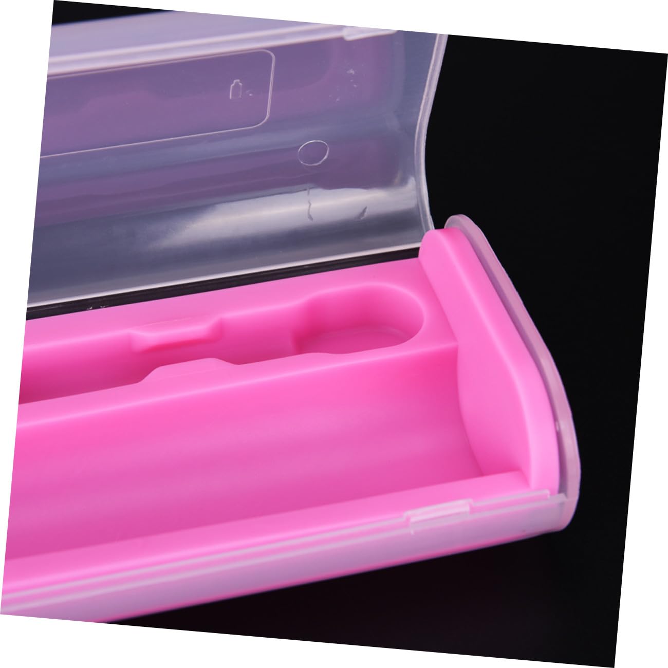 FRCOLOR 3 custodie per spazzolini da denti elettrici, da viaggio, per spazzolino elettrico, per bagni di protesici, spugna di risciacquo, viola, da viaggio, scatola portatile, Lilla, Cartella