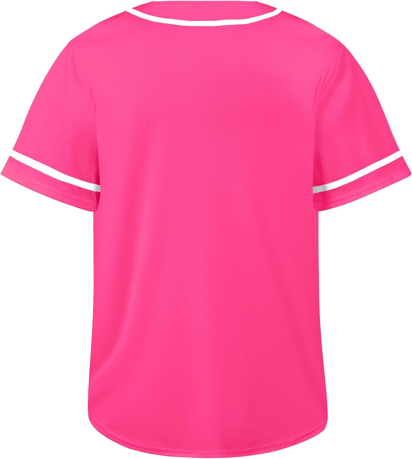 Men's Blank Baseball Jersey, Hip Hop Button Down Baseball Shirt, Custom Short Sleeve Sports Uniform - Image 2