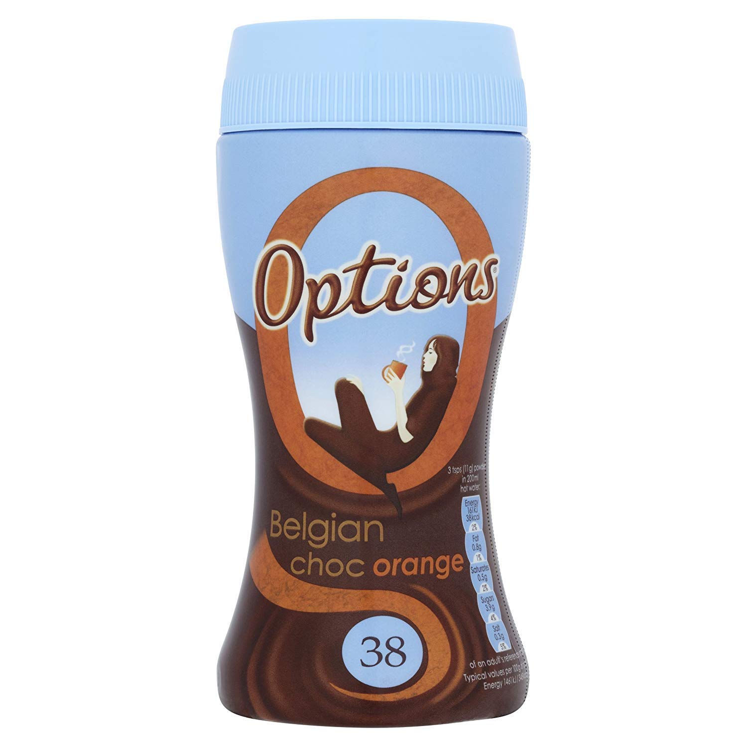Options Chocolat chaud 3 saveurs caramel salé orange et chocolat blanc