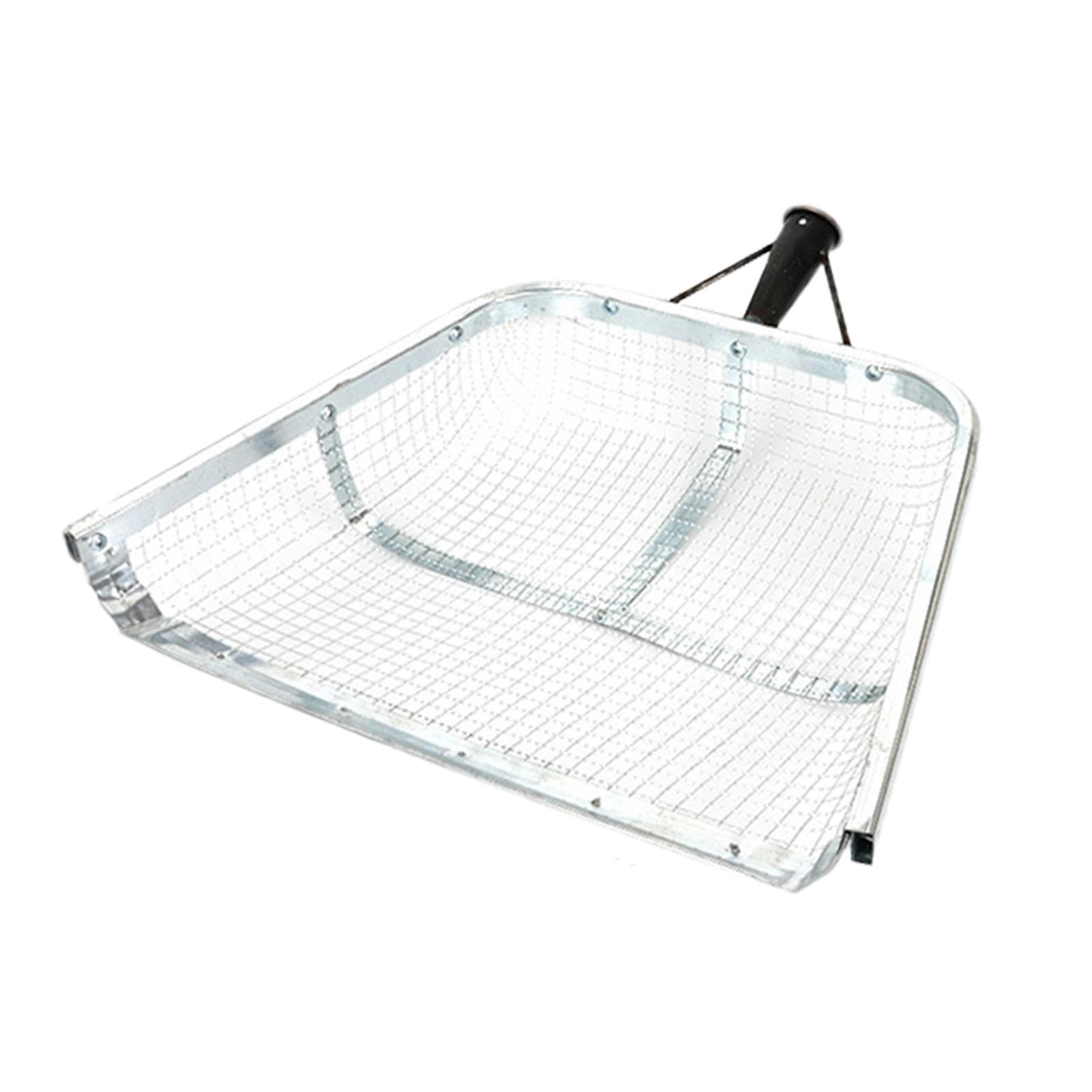 Garden Soil Sifter Collecting Tool, Sand Sifter Shovel, Gardening Sand Dirt SifterShovel, Stainless Steel Soil Sieve, Gardening SoilSifter, Mesh Potting Scoop, Ergonomic Farm Shovel