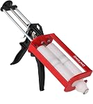 Epoxy Gun Dual Component Caulking Gun Manual Double Cartridge Caulk Gun Panel Bond Adhesive Applicator (400ml)