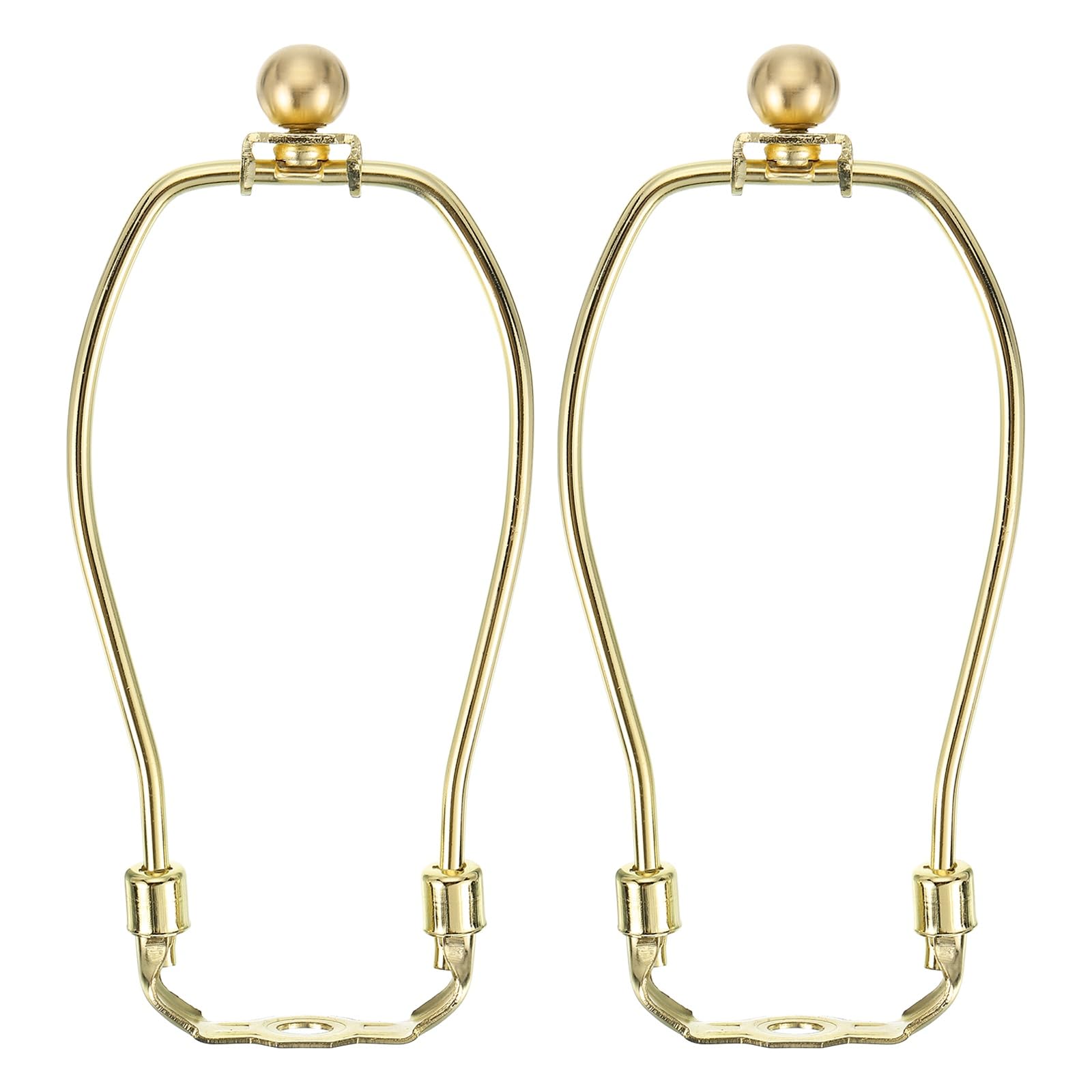 PATIKIL 6.5 Inch Lamp Harp Kit with 17.5mm Solid Brass Ball Finial
