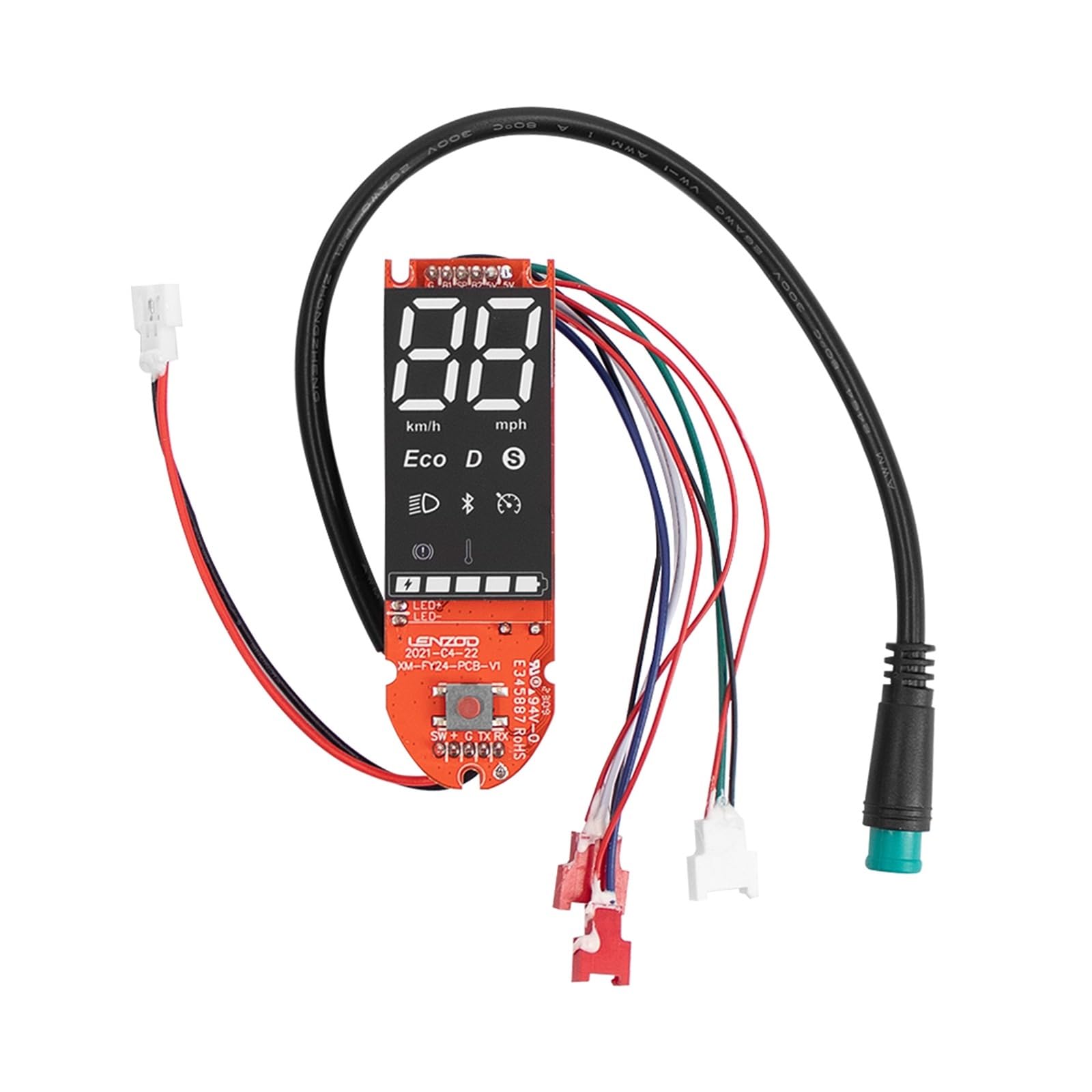 Reemplazo de Tablero de Instrumentos, Placa de Circuito de Pantalla de 36V, Compatible con Accesorios for Patinete eléctrico M365/Pro