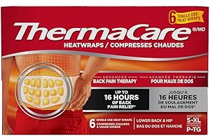 ThermaCare HeatWraps Advanced Back Pain Therapy - S/M or L/XL - 6 count