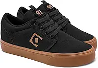 Tênis de Skate Combat 3 Lona Vulcanizado Preto Natural Cor:Preto;Tamanho:42;Gênero:Unissex