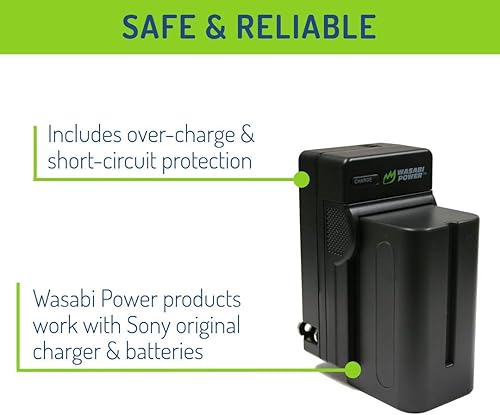 Miniatura 3 de Wasabi Power Batería para Sony NP-F730, NP-F750, NP-F760, NP-F770 (4900mAh) y Sony DCR-VX2100, DSR-PD150, DSR-PD170, FDR-AX1, HDR-AX2000, HDR-FX1,