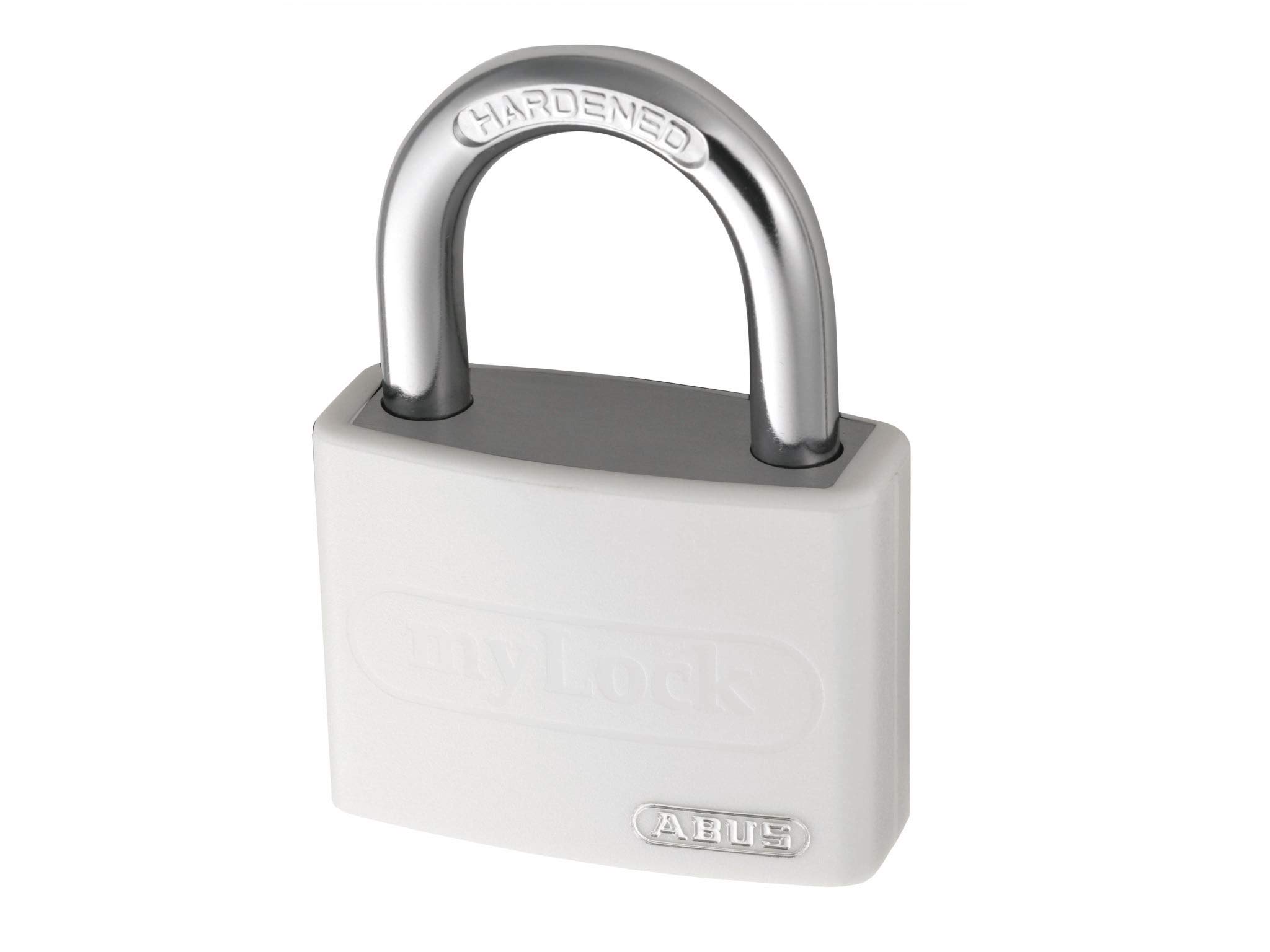 ABUS 499470 - T65AL/40_WHITE_KA6401 Candado My Lock aluminio 40 mm Blanco llaves iguales