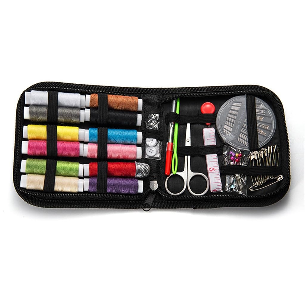Juego de Costura Herramientas para el hogar Kit de Costura Caja de Costura Herramientas de Costura Mini Juego Combinado Kit de Costura de 75 Piezas