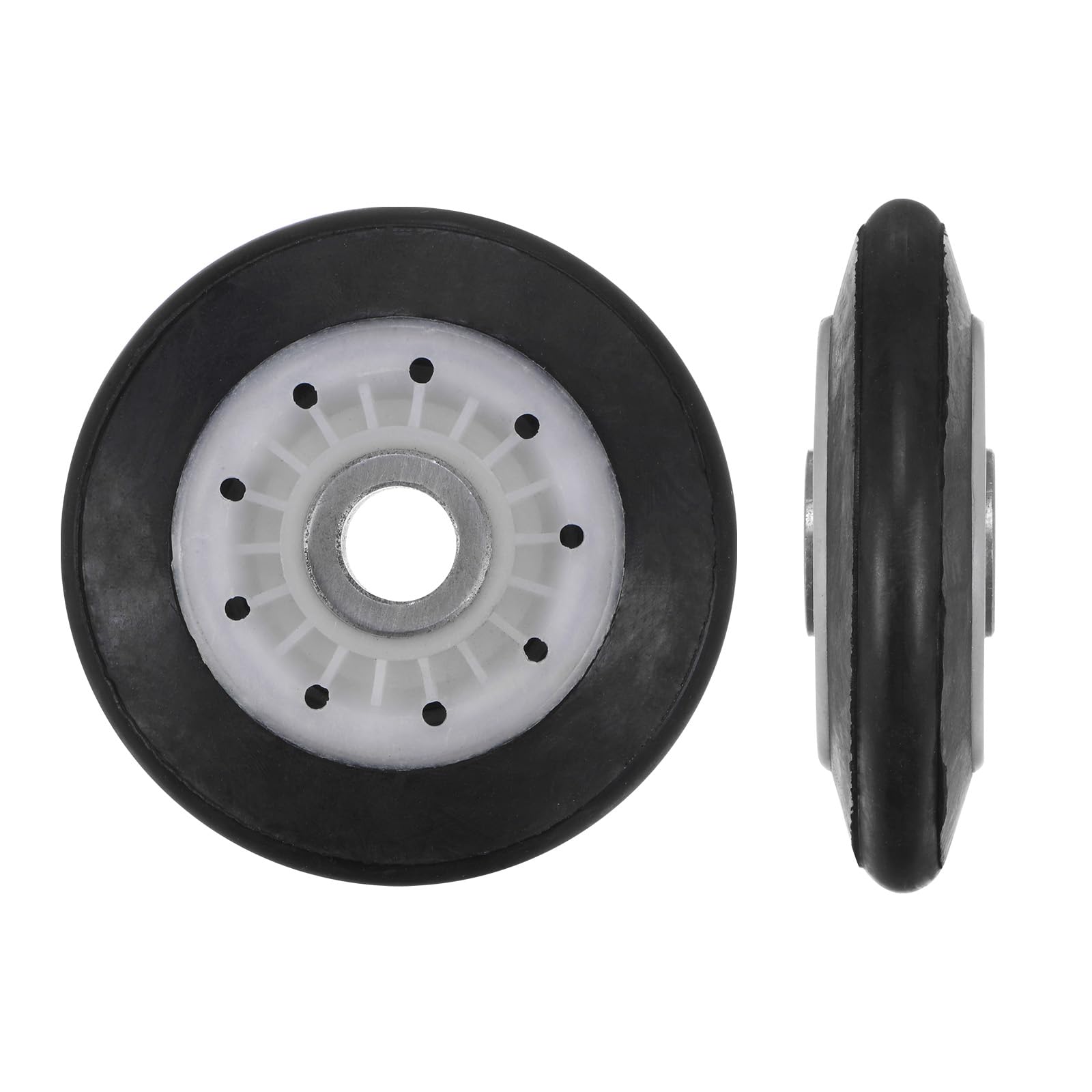Ricambi Cuscinetti Tamburo Asciugatrice WE3M51 WE3M52 Set Di 4 Cuscinetti A Slittamento Per Asciugabiancheria - Ricambi In Teflon E Nylon Paravento Medley