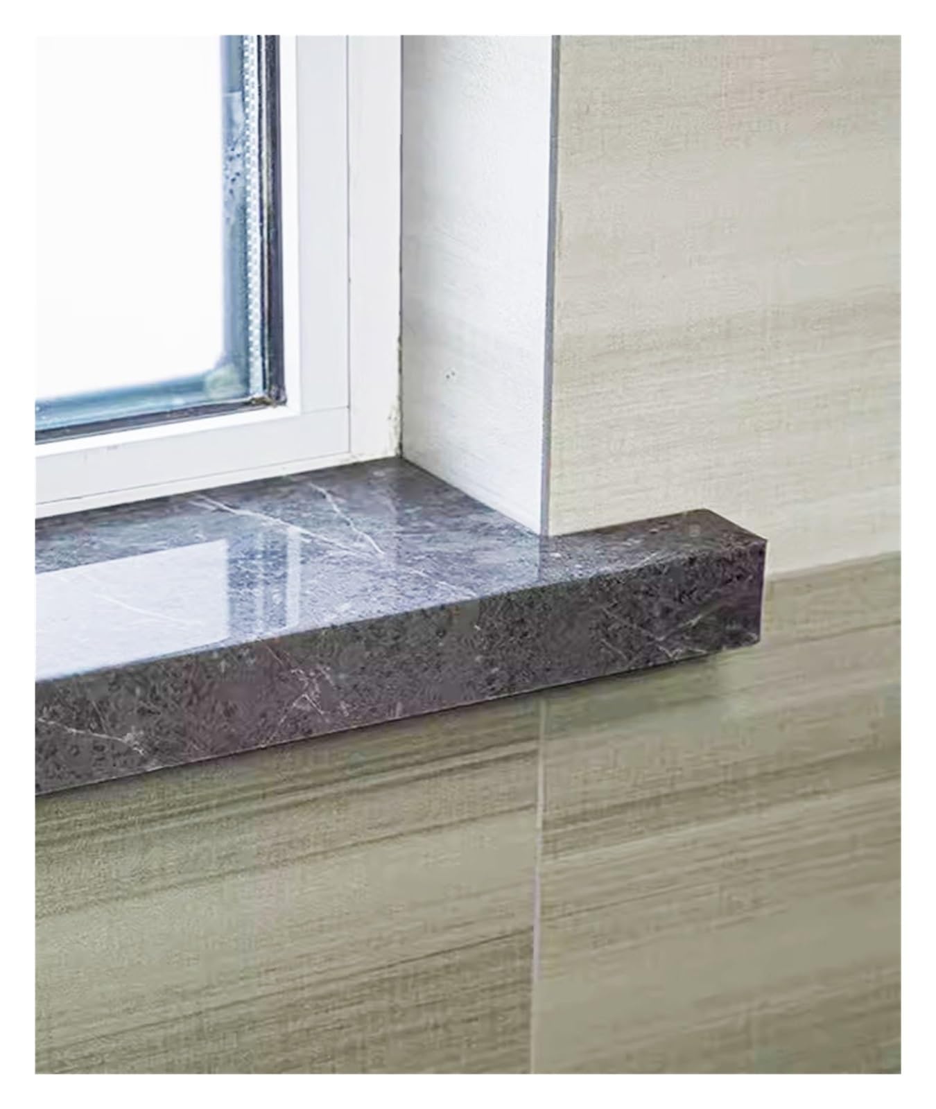 Davanzale In PVC Per Interni, Finitura Marmo 30x90 Cm - Elegante E Pratico Per Finestre - Foto 8