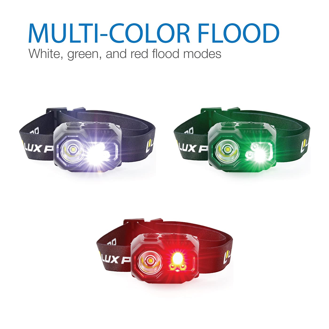 Amazon.com : Lux Pro Bright 400 Lumen Camping LED Headlamp - LP347