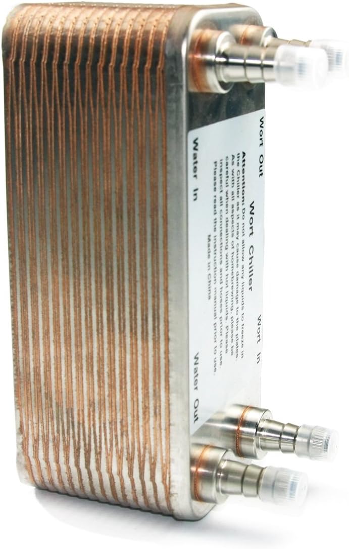 Brazed 30Plate Heat Exchanger and Wort Chiller Gas Type