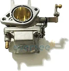 OVERSEE Carburador externo 69P-14301 ou 69S-14301 para motor de popa YAMAHA 25HP 30HP NOVO modelo 61N 61T, conjunto de carburador de motor de barco, peças de reposição de carburador de reposição