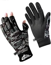 Fishing Gloves Men & Women, Ice Fishing Gear Hunting Gloves for Men Cold Weather, Kayak Gloves Fly Fishing Gear Cold Weather Hunting Gear