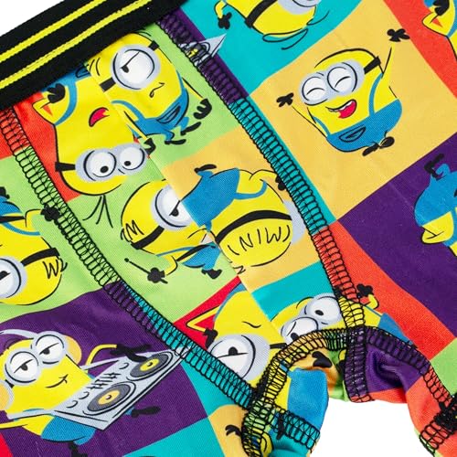 Despicable Me boys Minions Amazon Exclusive 7-pack Athletic Boxer Briefs in Sizes 2/3t, 4t, 4, 6 and 84