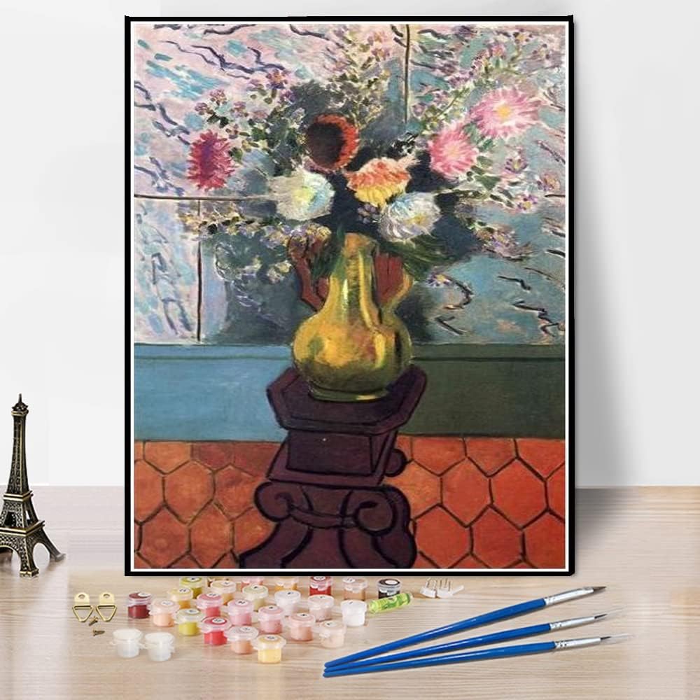 Paint by Numbers Kits for Adults and Kids Still Life with A Marble Table Painting by Henri Matisse Arts Craft for Home Wall Decor