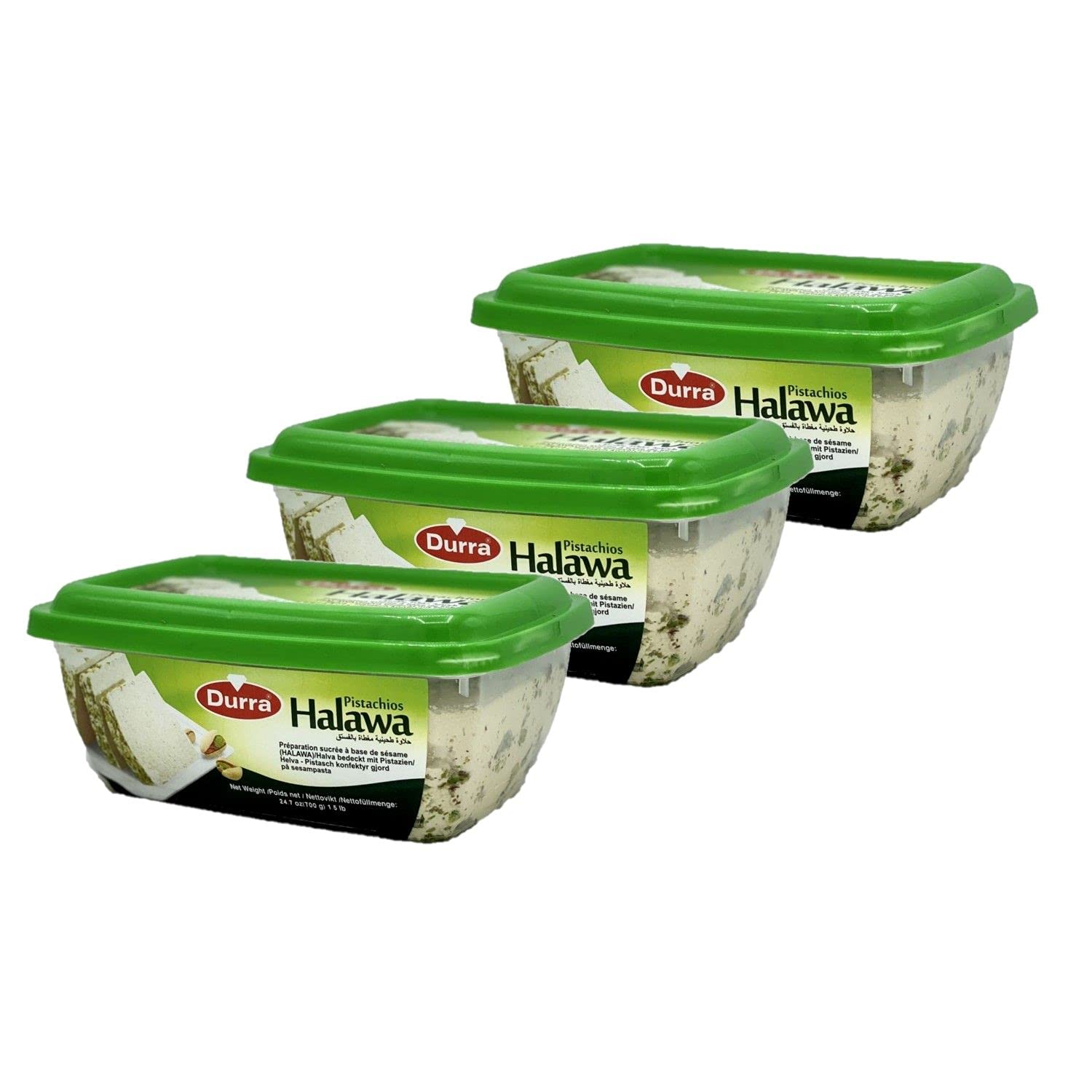 Lot 3x Halva aux pistaches - Durra - 700g
