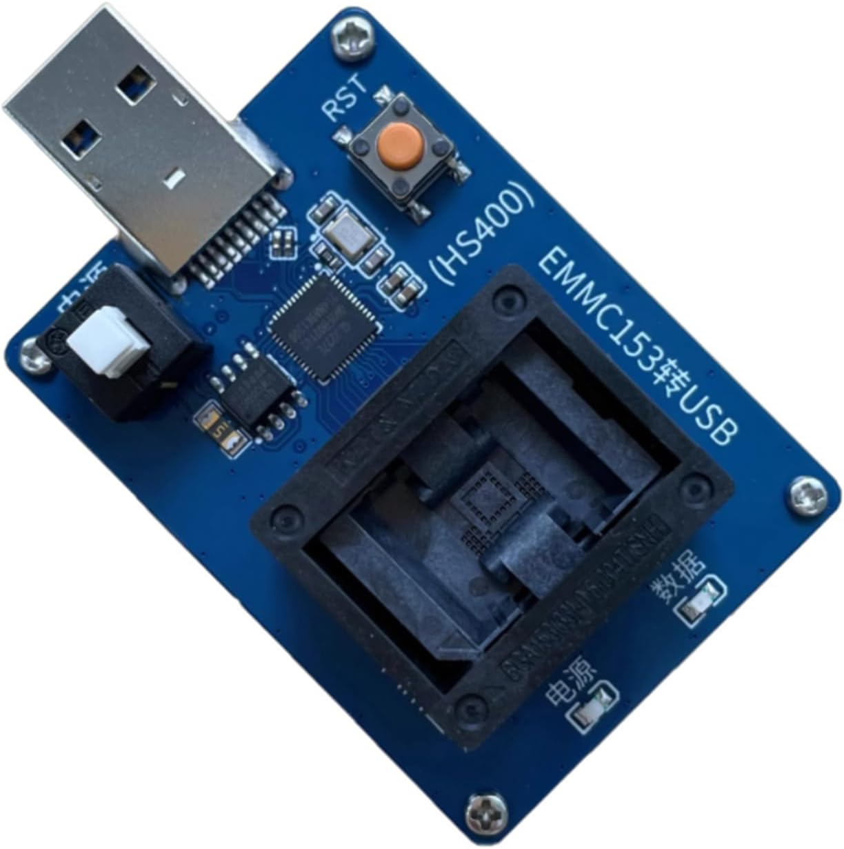 アップグレードUSBプログラミングソケットQBCX0219036 USBインターフェースバーンインソケット簡単なチッププログラミング