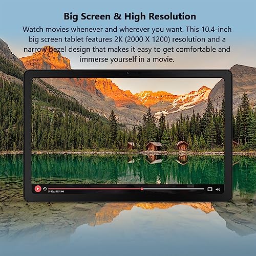 ACER ICONIA P10-11-K5P5, 10.4" 2K (2000 X 1200) IPS Tablet, MT8183 Processor, 4GB DDR4 RAM, 64GB EMMC, MICROSD Slot, 5M/8M Cameras, BT 5.0, Aluminum Alloy, Android 12 OS by Acer - Image 3