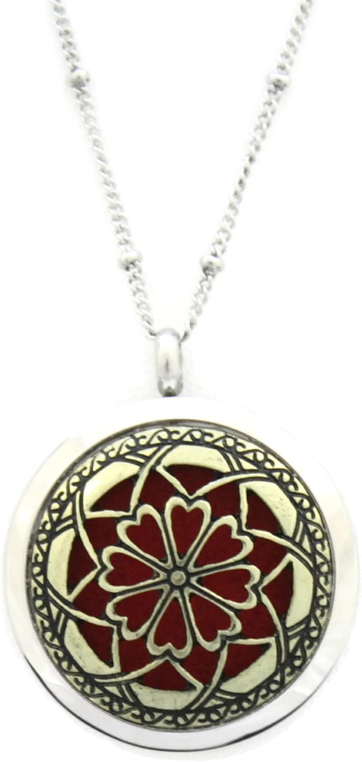 Difusor de Aromas Único 2 Flores Acero Inoxidable Oro/Plata 20"