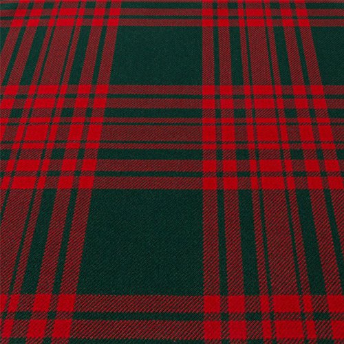 Tissu écossais Menzies Green 10oz de qualité supérieure pour haute couture