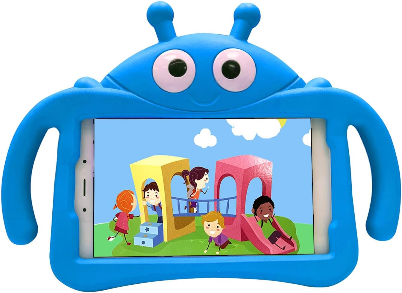 Kids Tablet Case for Samsung Galaxy Tab A7 Lite 8.7" 2021,Eva Heavy Duty Shockproof Cover with Folding Kickstand,Funny Beetle Shape Cartoon Case for Children