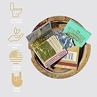 Vista 2 de 10 Pack Incense Matches: Variety Pack - Eliminates Bathroom Odors While A Adding Pleasant Aroma - 30 Light per Matchbook, 300 Lights per Purchase